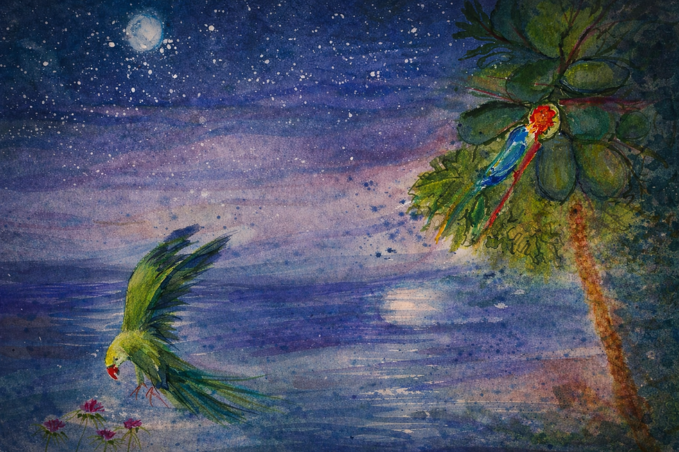 Loros en una noche tropical.png