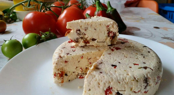 Queso fresco casero tricolor