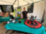 David Recchia at the DroneWild and BH Wildlife Consultancy stall.