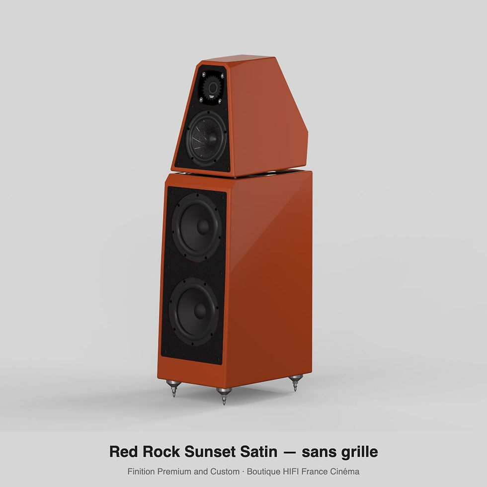 Wilson Audio The WATT/Puppy finition Red Rock Sunset Satin (Premium and Custom) — HIFI France Cinéma