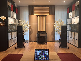 Auditorium d'écoute HIFI France Cinéma : enceintes colonne, magasin hi-fi près de Paris