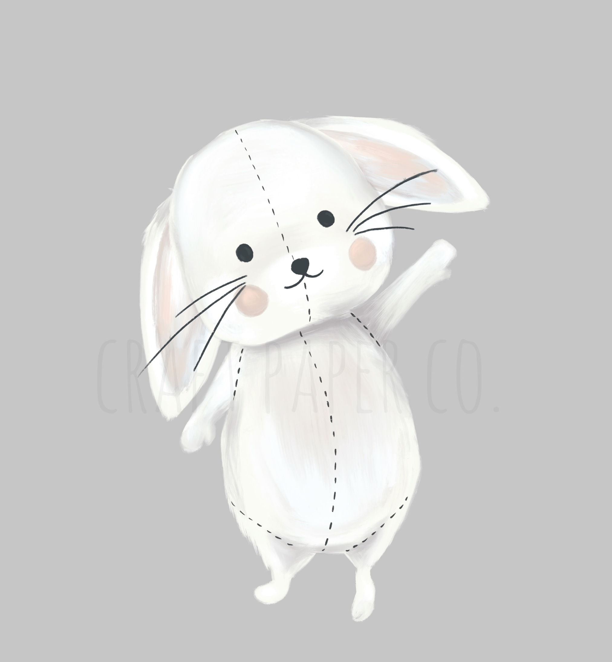 Tavşancık Duvar Sticker