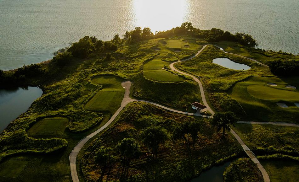The course was designed as a tribute to some of the most famous and challenging holes in Scotland. It's a true links-style course featuring the finest elements of traditional Scottish golf, including wind-swept dunes, sea-washed grasses, and challenging water hazards.
