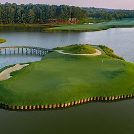 Part of the Robert Trent Jones Golf Trail, The Judge offers stunning vistas along 200 acres amongst the backwaters of the Alabama River. The first tee sits 200 feet above the fairway overlooking the river and the Montgomery skyline. 14 holes adjoin the water.
