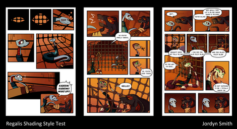 Regalis Style Study Comic