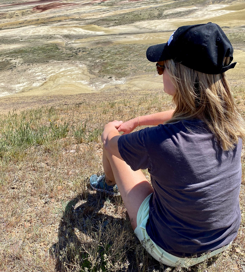 The serene beauty of Oregon's Painted Hills after the first surgery, second surgery and chemotherapy followed