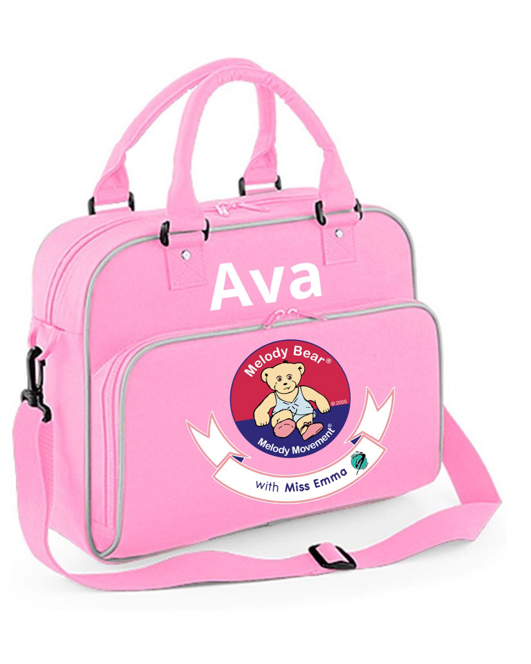 Melody bear pink dance bag