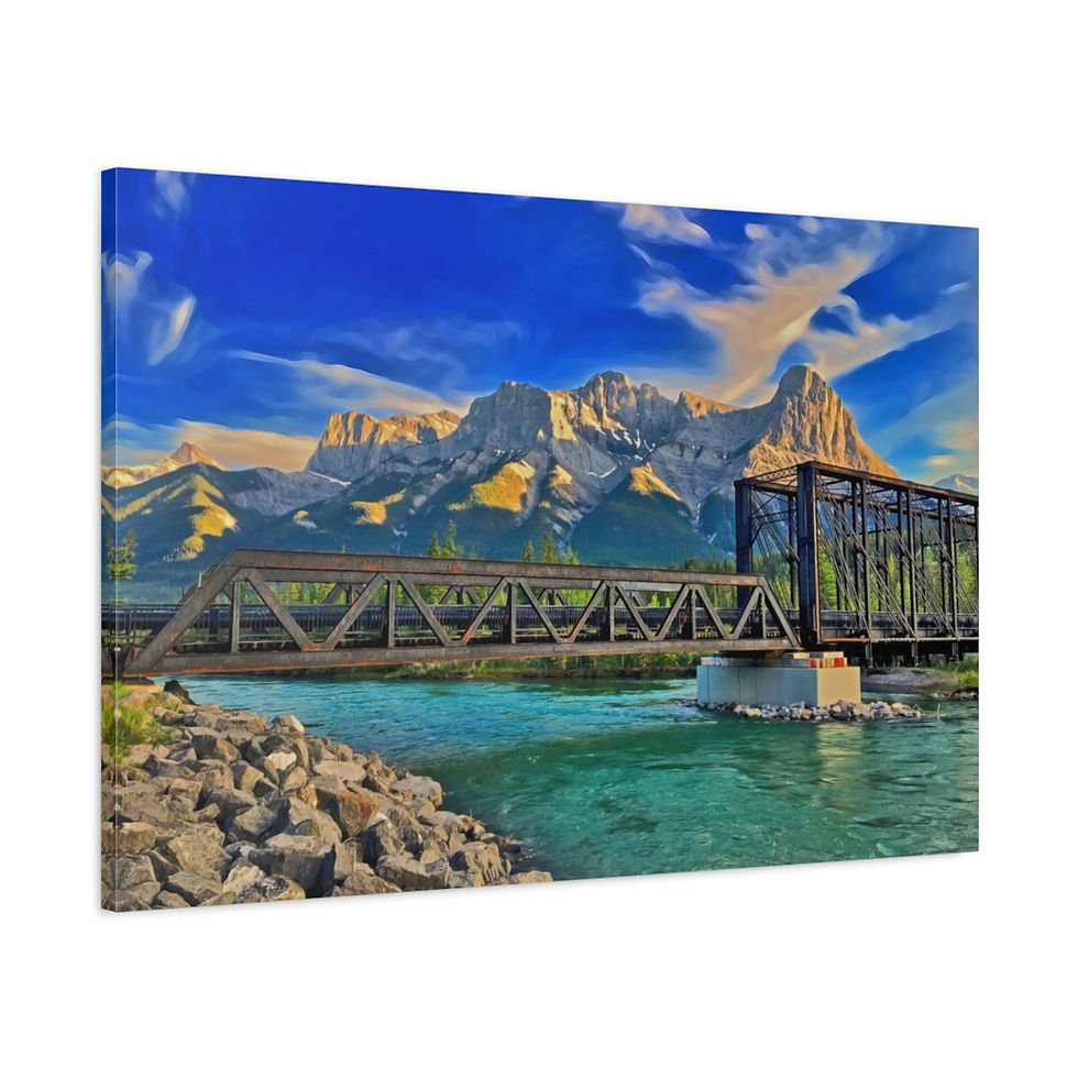 Miniature : 
Toile mate, tendue, 1.25"