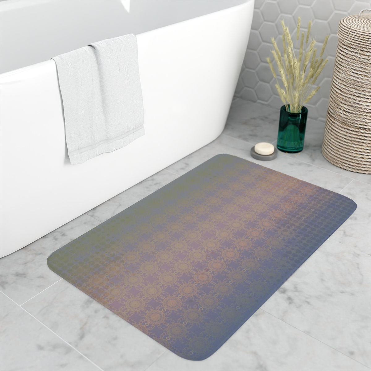 Tapis de bain en mousse à mémoire de forme