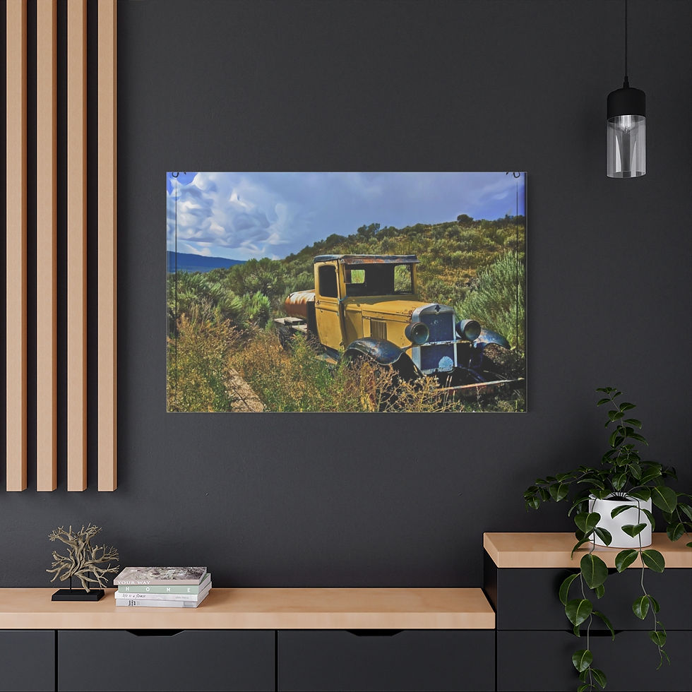 Miniature : 
Toile mate, tendue, 1.25"