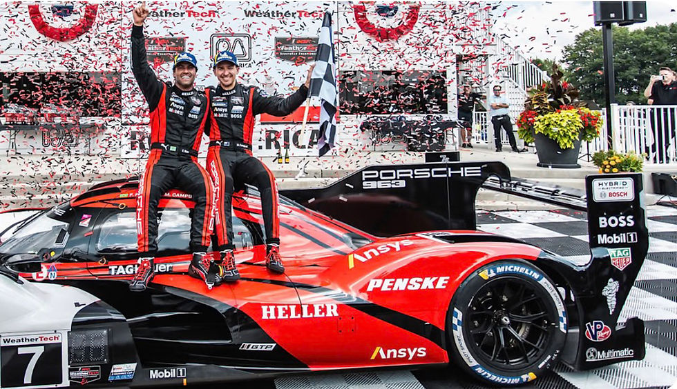 📸Nasr celebrates an IMSA title.
