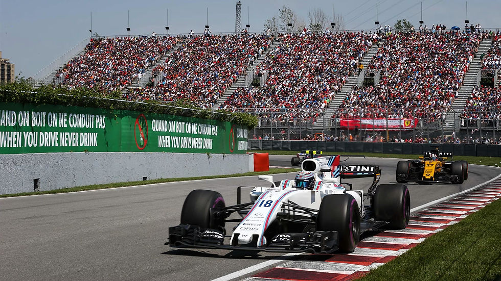 📸Stroll ahead of Hülkenberg in Montreal.