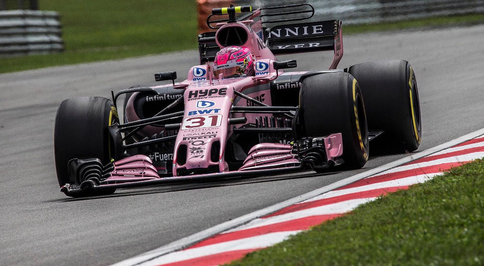 📸Ocon with Force India.