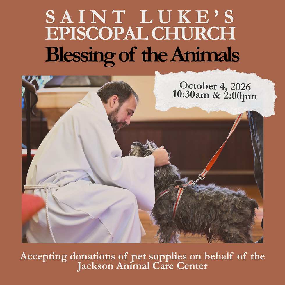 The Blessing of the Animals | October 4, 2026