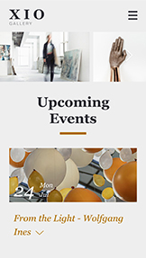 Vizuální umění website templates – Private Art Gallery