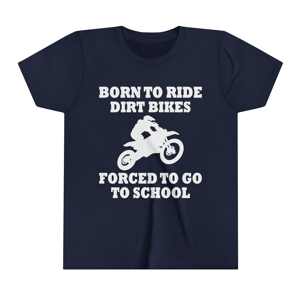 Thumbnail: Youth Motocross Tshirt, Kids Dirtbike Shirt, Youth Motocross, Kids Dirt Bike Tee
