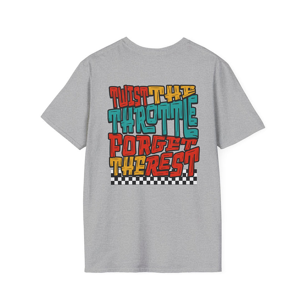 Thumbnail: Twist the Throttle Forget the Rest Dirt Bike Shirt | Motocross T Shirt 