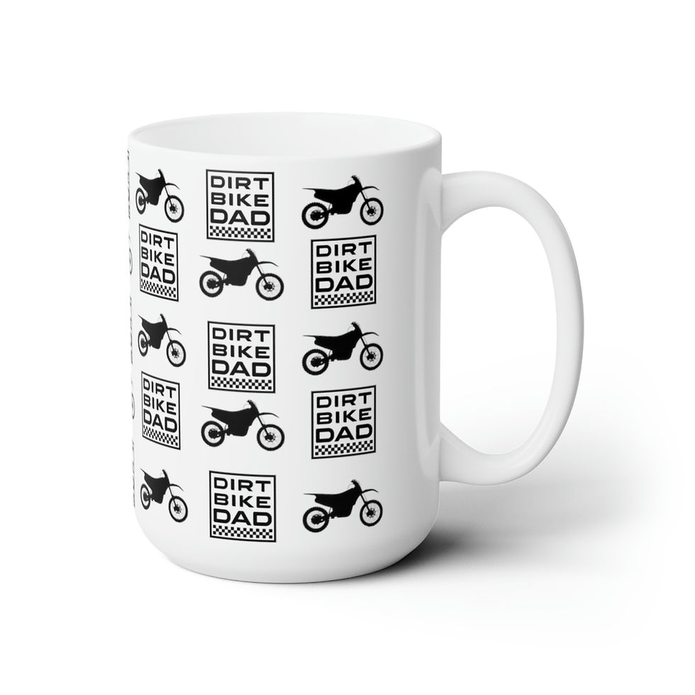 Thumbnail: Dirtbike Dad Coffee Muyg, Dirt Bike Dad Coffee Mug, Motocross Dad Mug, Dirtbike