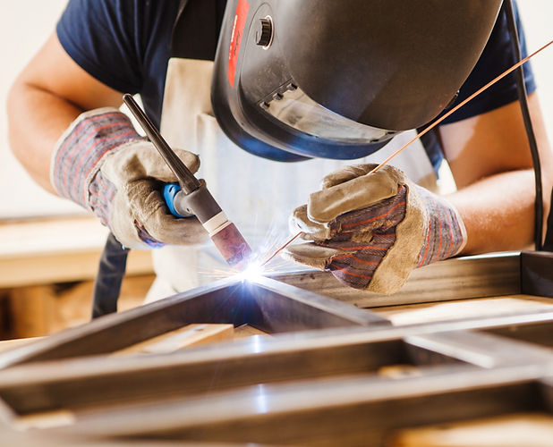 A-man-performing-welding-work