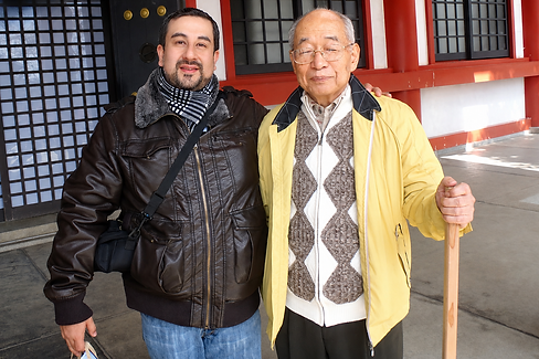 Reiki en Panama Paul Sitton e Hiroshi Doi Sensei en Japón 2014.png