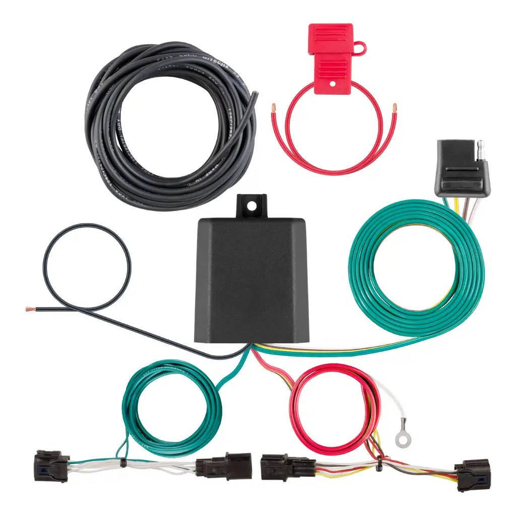 CURT 56491 powered flat-4 wiring harness used for 2023–2025 Hyundai Palisade installations