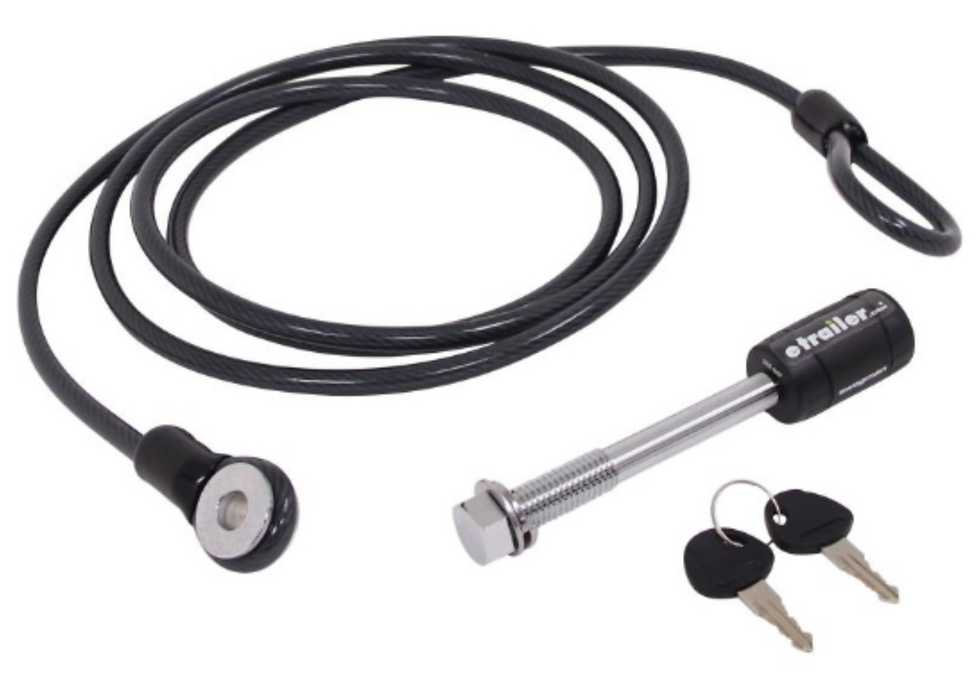 Anti Rattle Bike Rack Lock and Cable