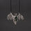 Thumbnail: Pekapeka | Sterling Silver and New Zealand Jade Long Tailed Bat