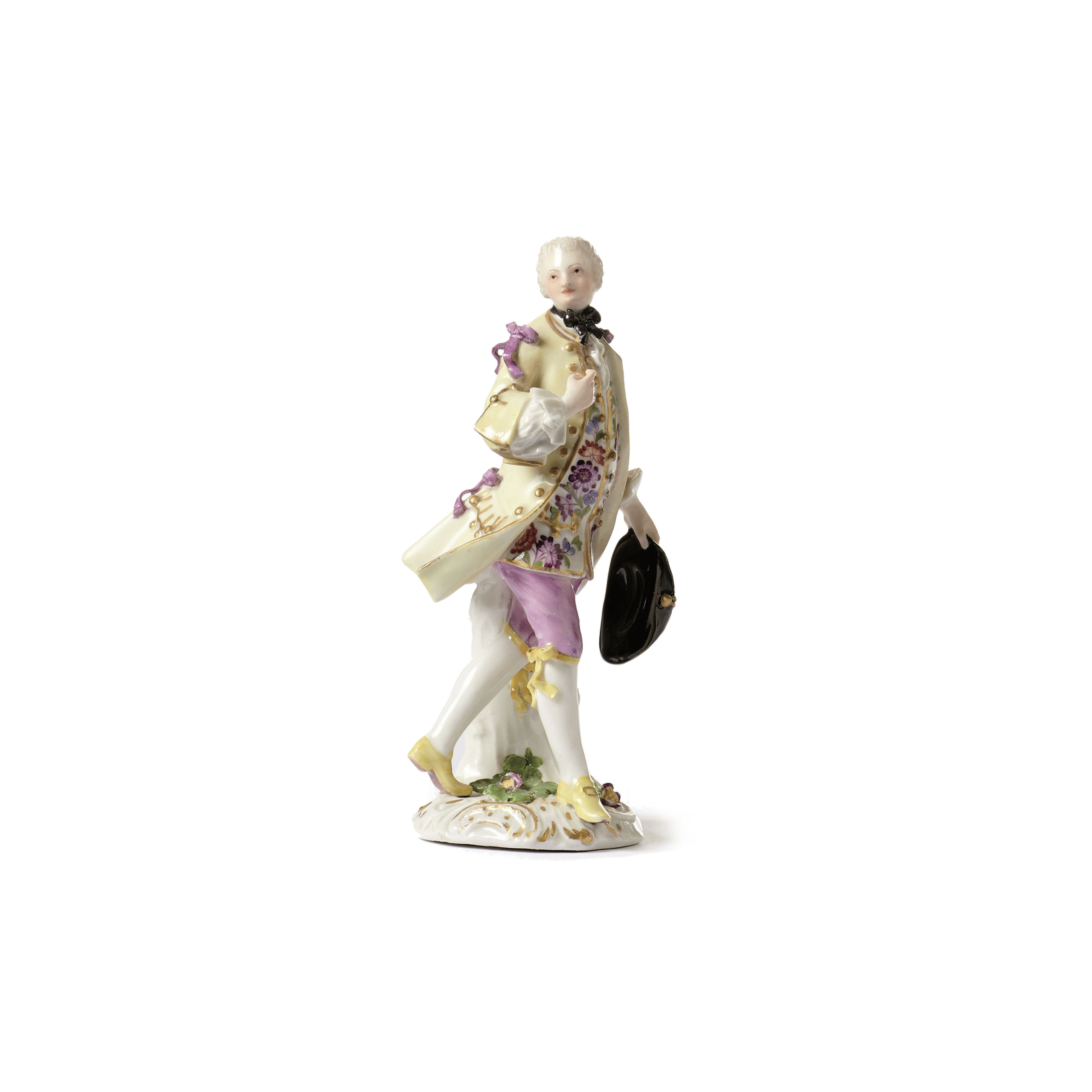 Kavalier mit Hut - Meissen, um 1750