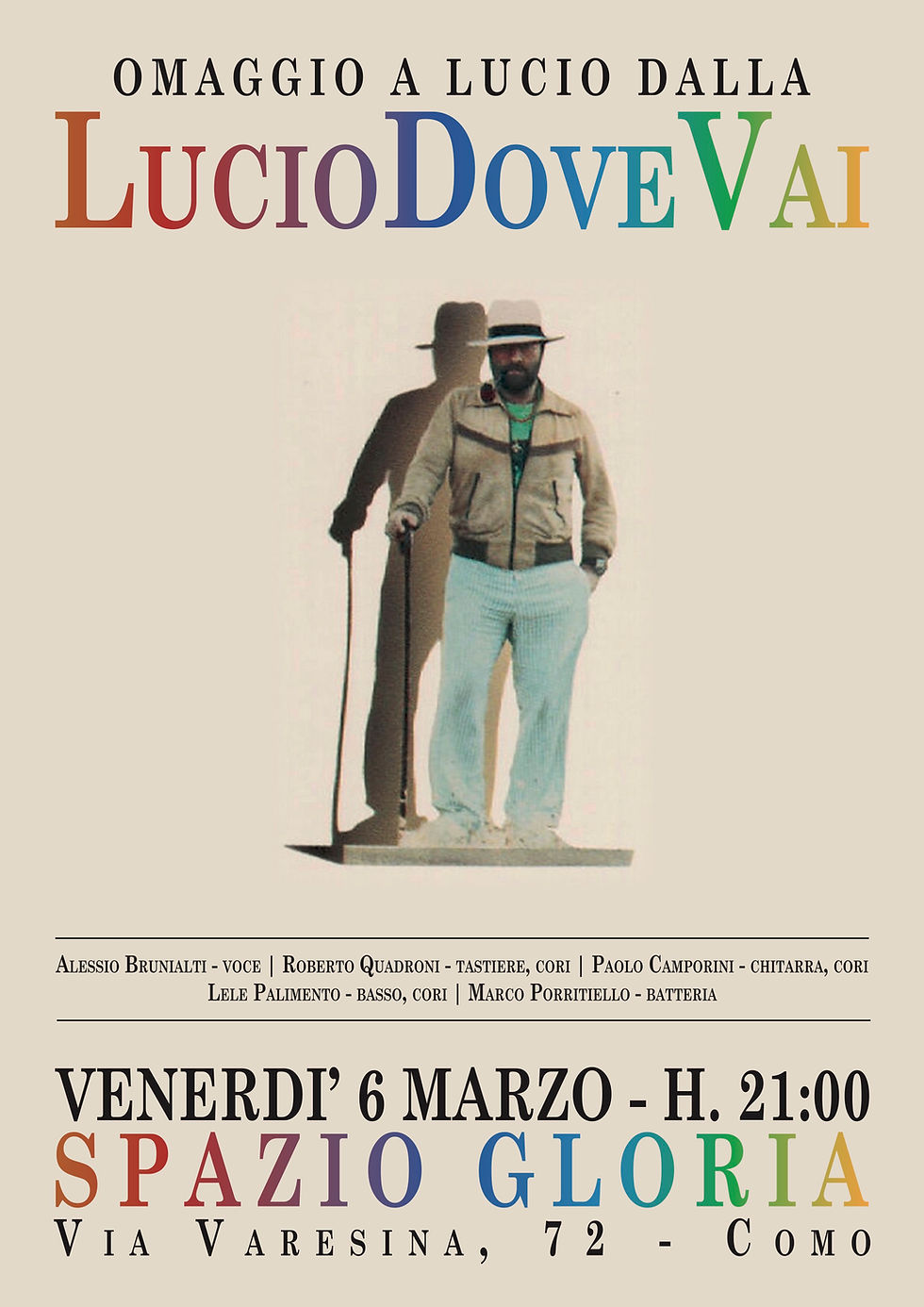 LUCIO DOVE VAI - Omaggio a Lucio Dalla
