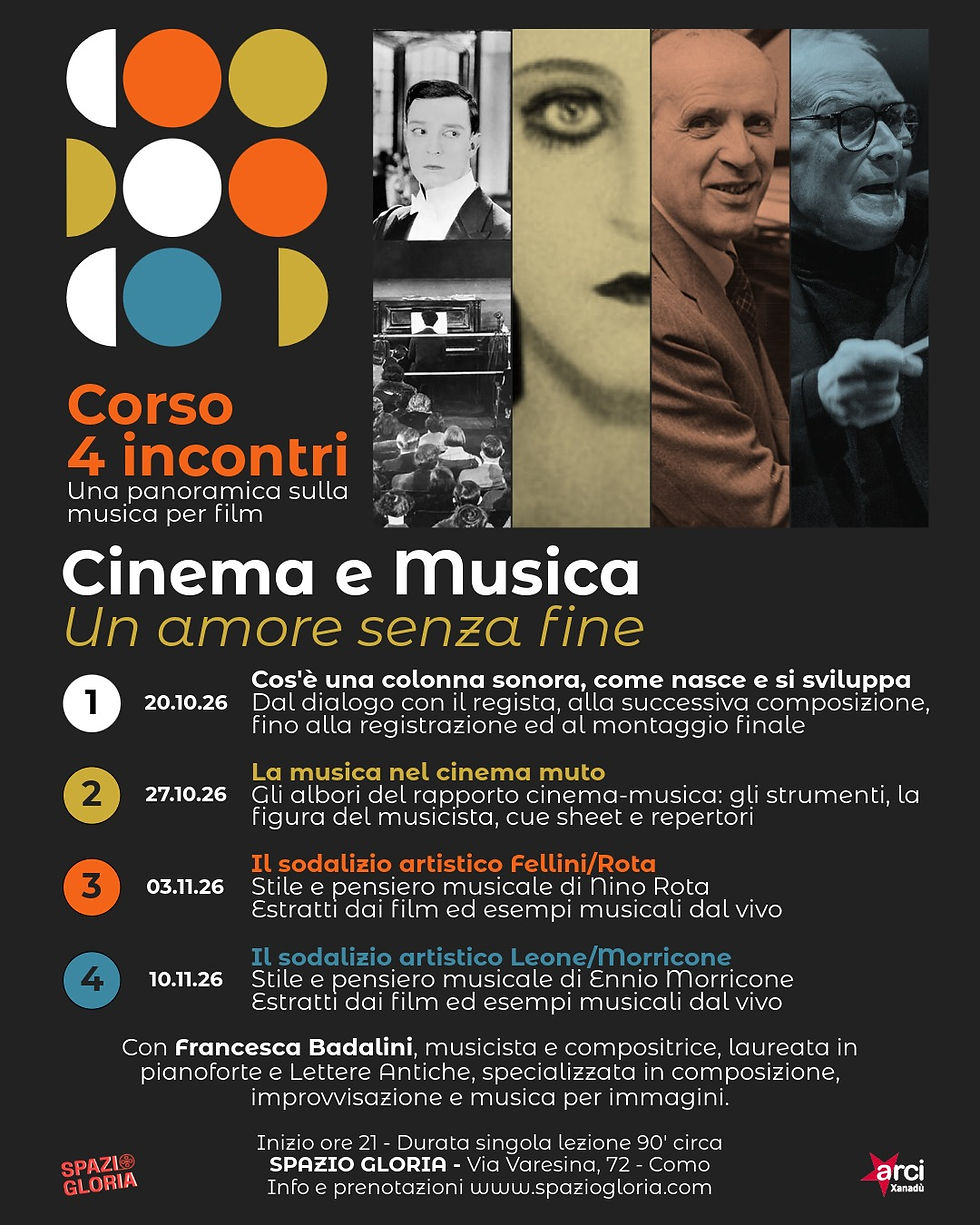 Corso di 4 incontri / Cinema e Musica - Un amore senza fine