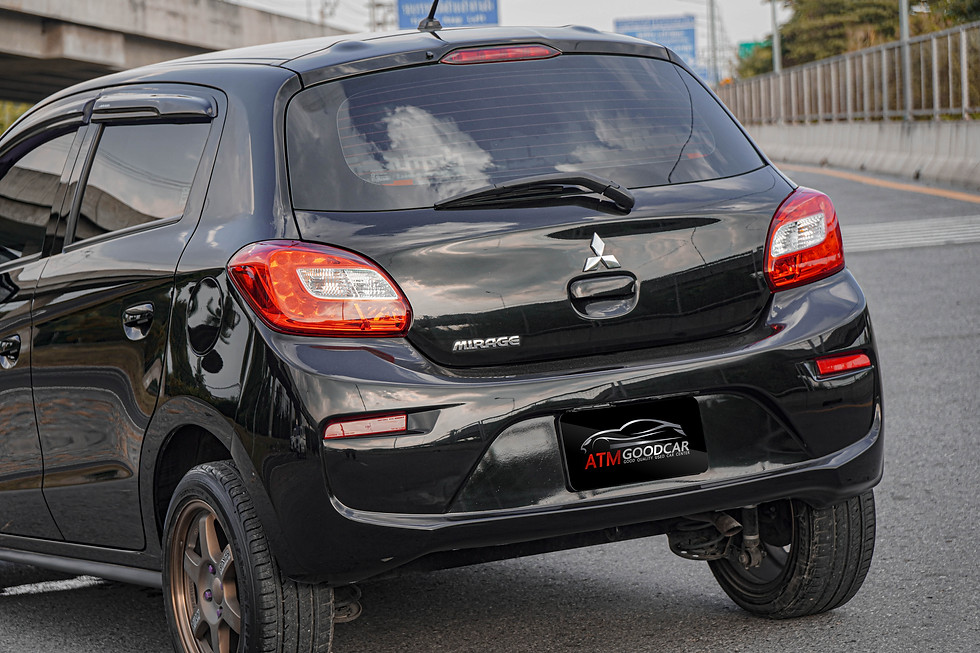 Thumbnail: MITSUBISHI MIRAGE 1.2GLX 2017 สีดำ