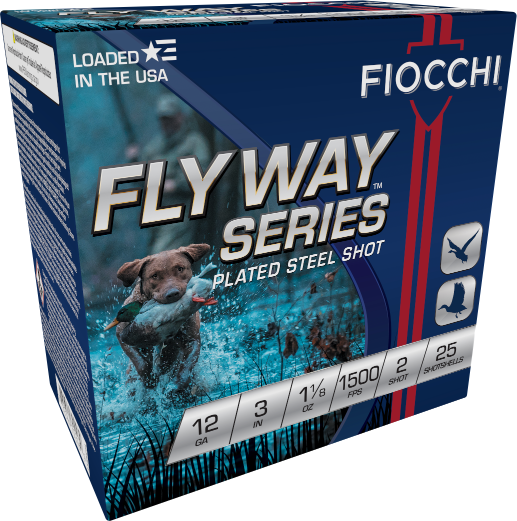 12-gauge Fiocchi Flyway, #2, 1-1/8 oz