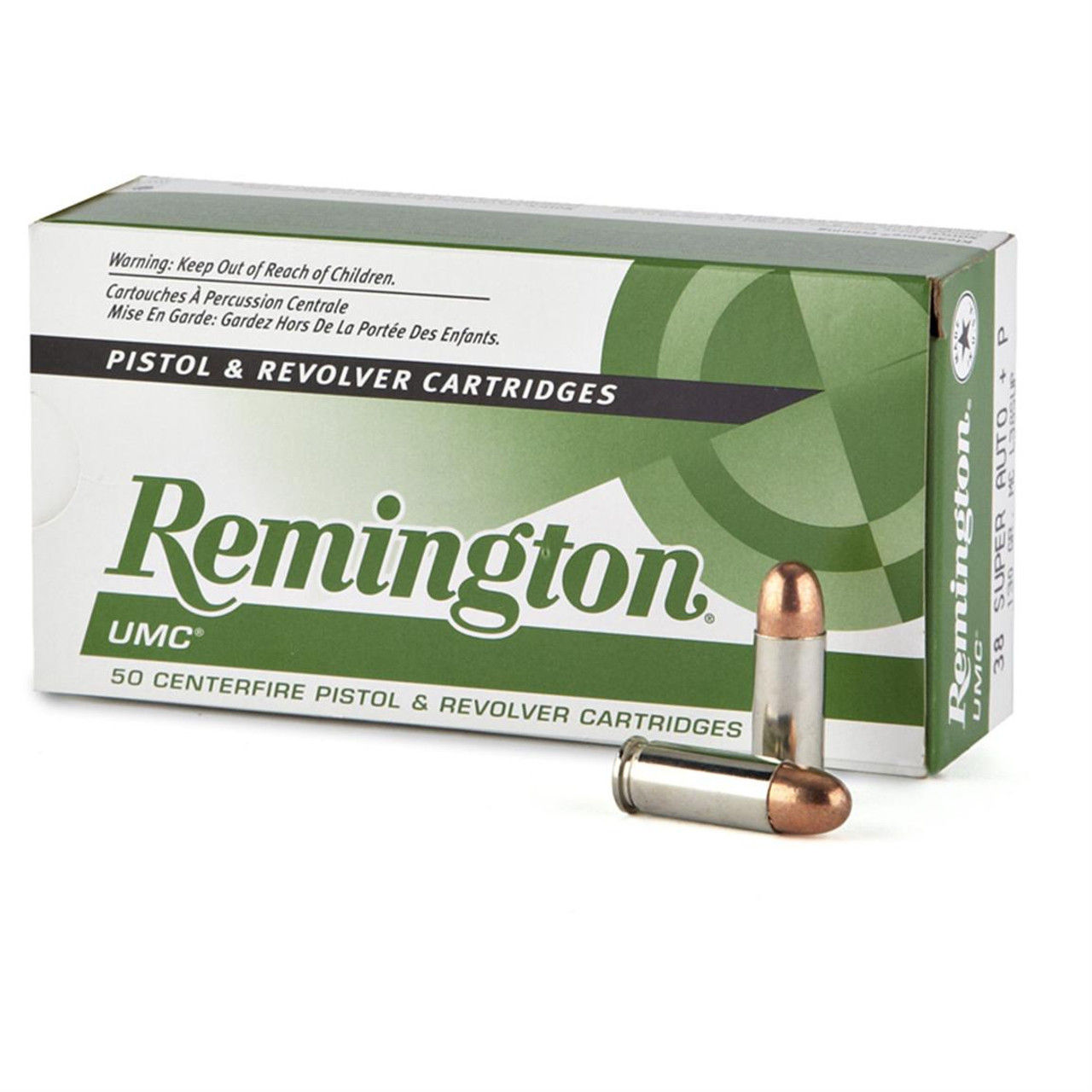 .38 Super+P Remington UMC, 130 grain