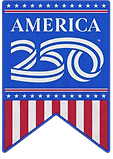 America 250 year anniversary custom badge