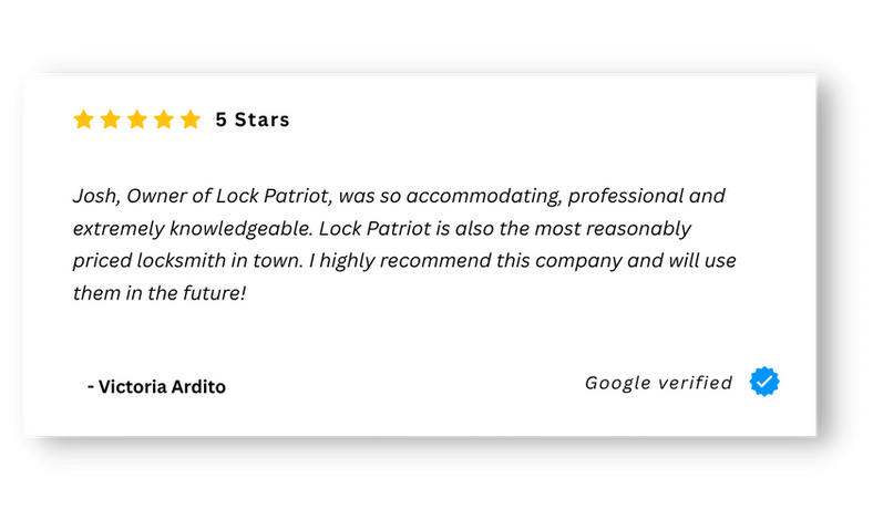 5 star Lock Patriot Review