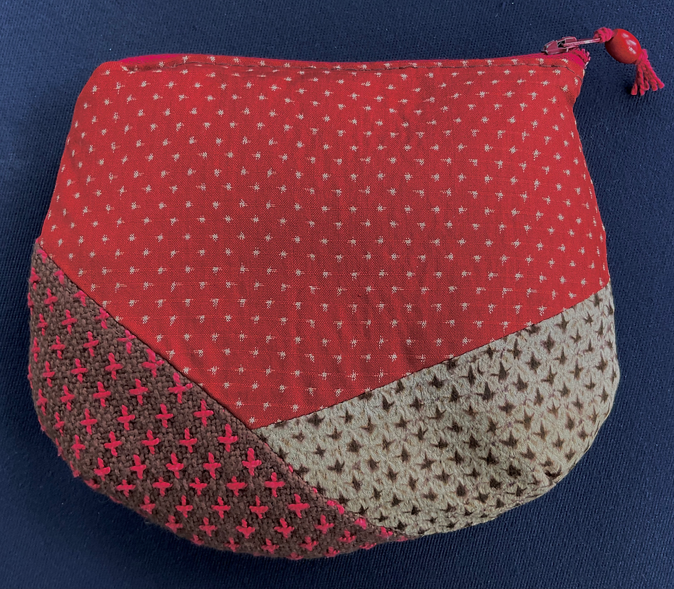 Sashiko-ori Remnants and Vintage Kimono Fabrics