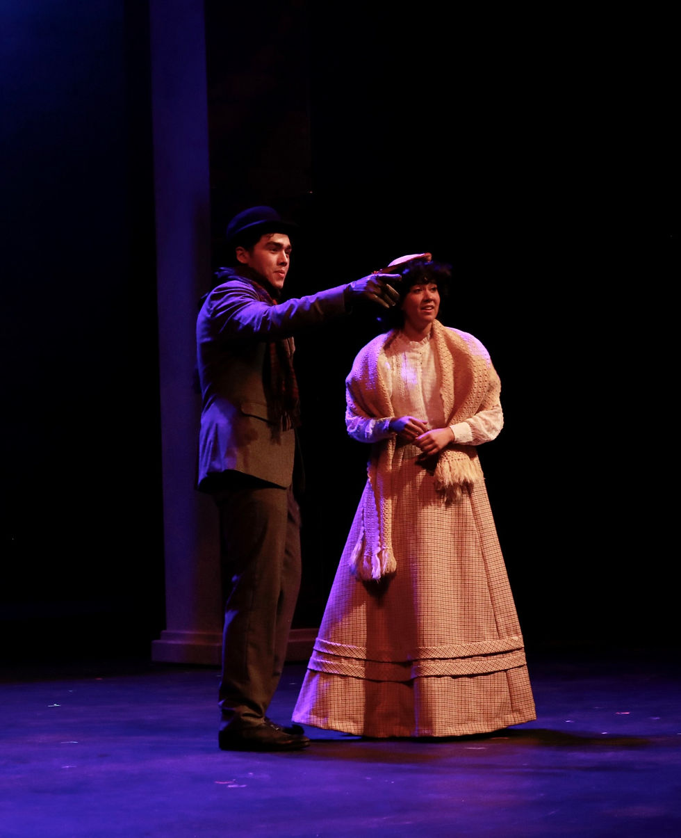 MSU: "Blue Stockings" Tess Skirt Front View