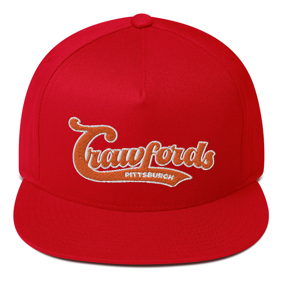 Thumbnail: Negro League Pittsburgh Crawfords Flat Bill Cap