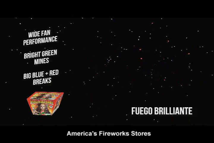 Thumbnail: Watch the Fueto Brillante 25 shot fireworks cake now.