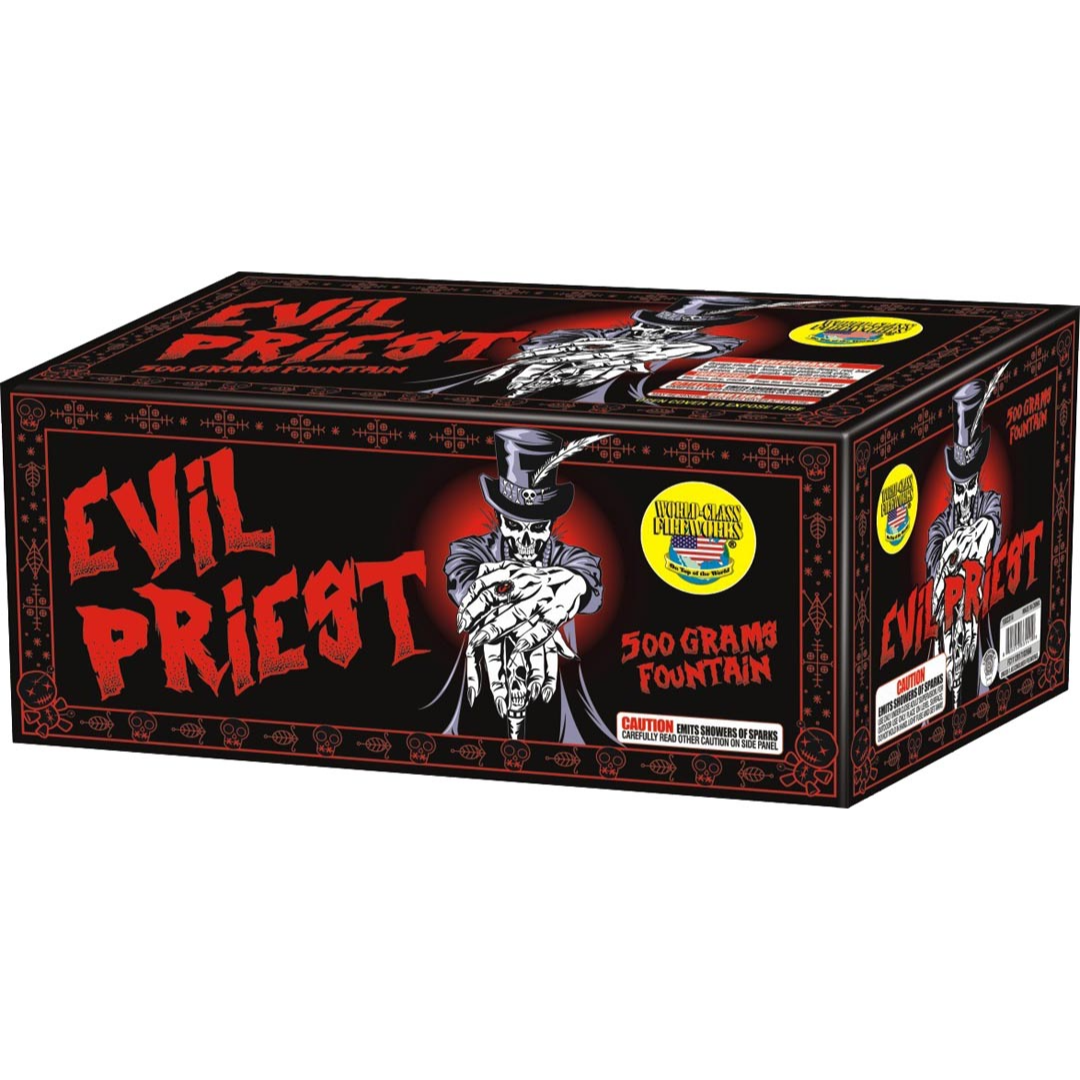 Evil Priest - 500 Gram Fountain Fireworks Cake