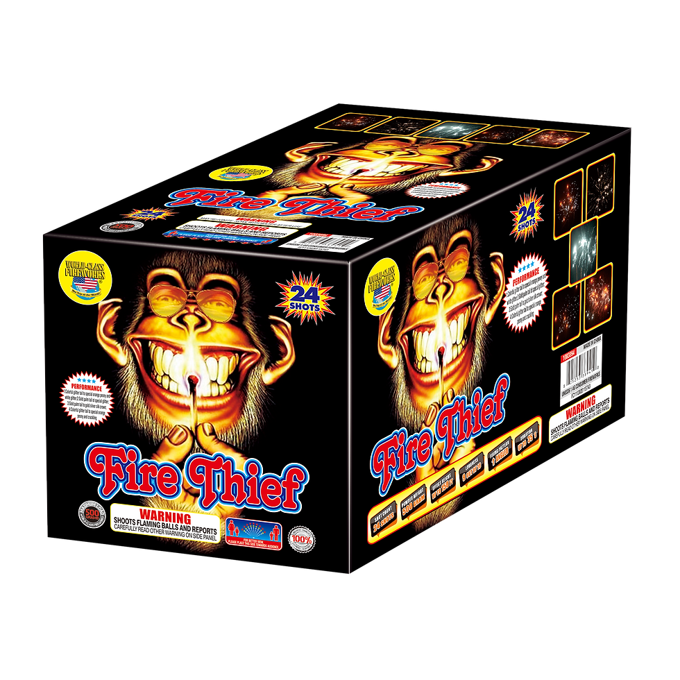 Fire Thief 500 Gram Fireworks Cake