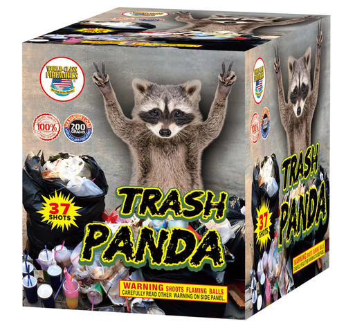 Trash Panda - 200 Gram Fireworks Cake (37 Shots Repeater)