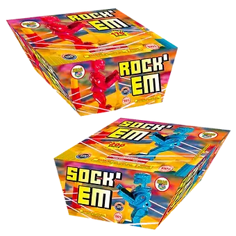 Rock Em Sock Em 500g Shot Cake