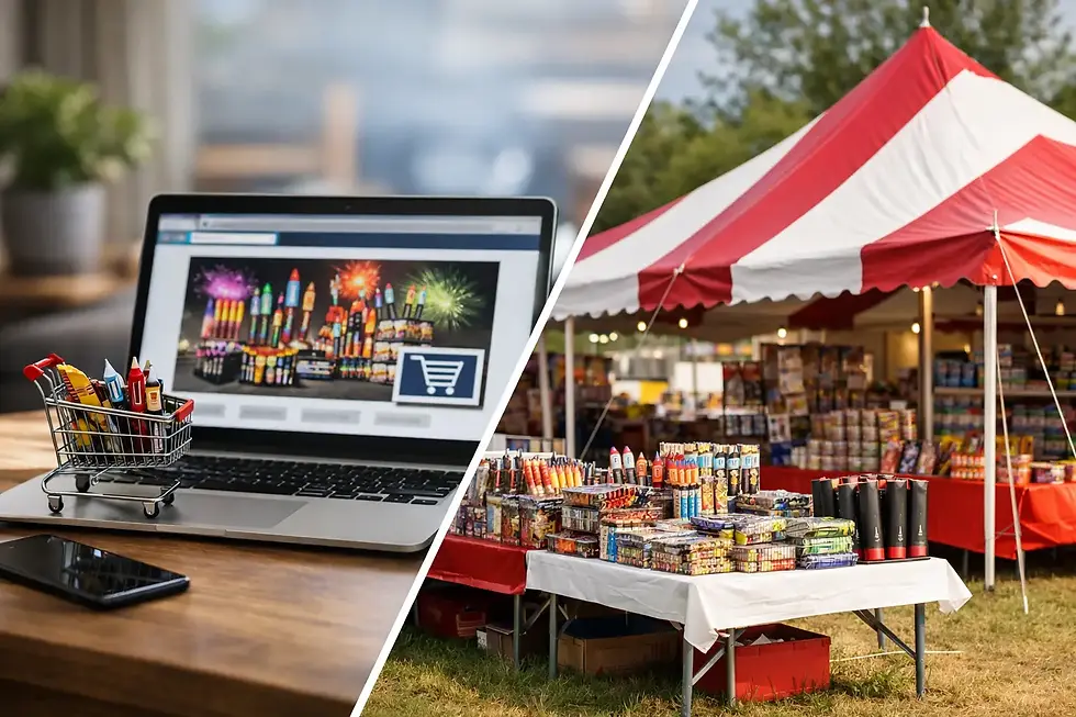 Online Fireworks vs Tents: Which Wins?
