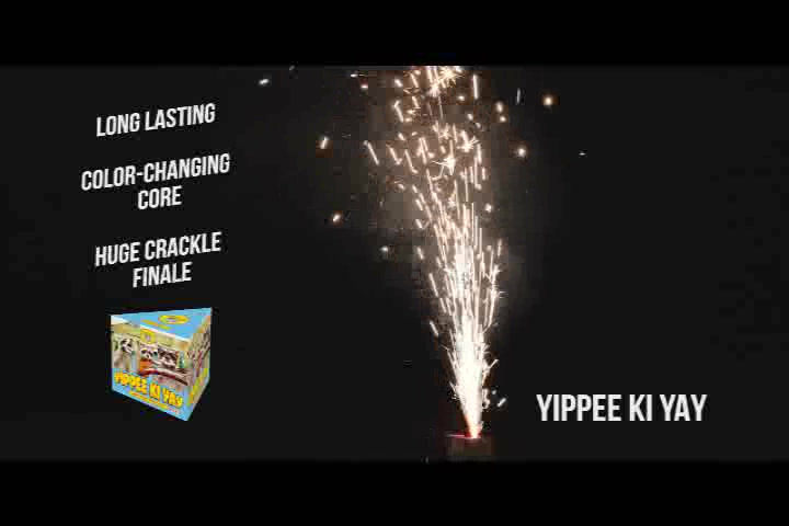 Enjoy this long lasting fireworks video Yippie Ki Yay.