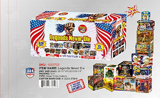 Legends Never Die fireworks Assortment