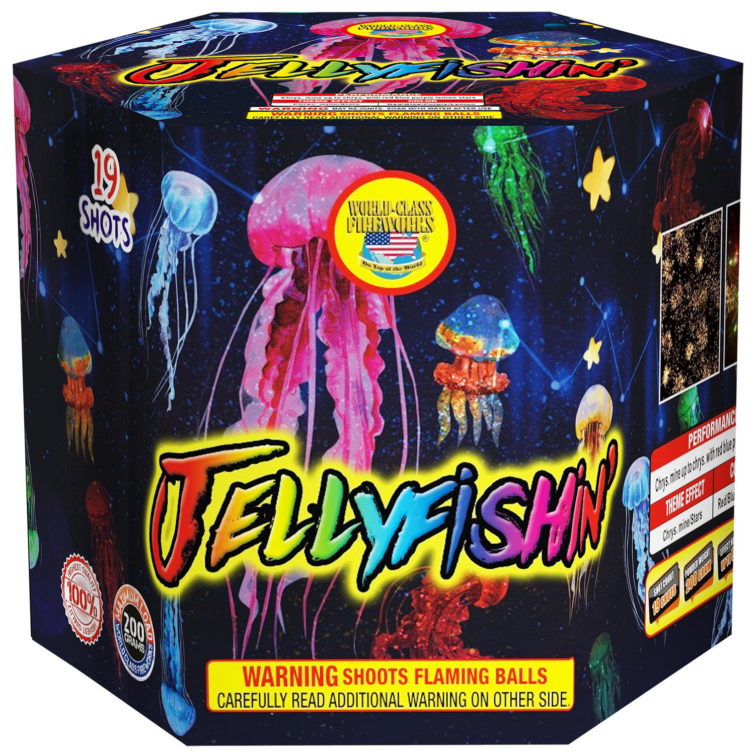 Shop for the Jellyfishin fireworks cake at the Fireworks Store Online.
