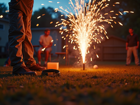 Celebrate New Year's Eve with a Spectacular Neighborhood Fireworks Display and Local Party Vibes