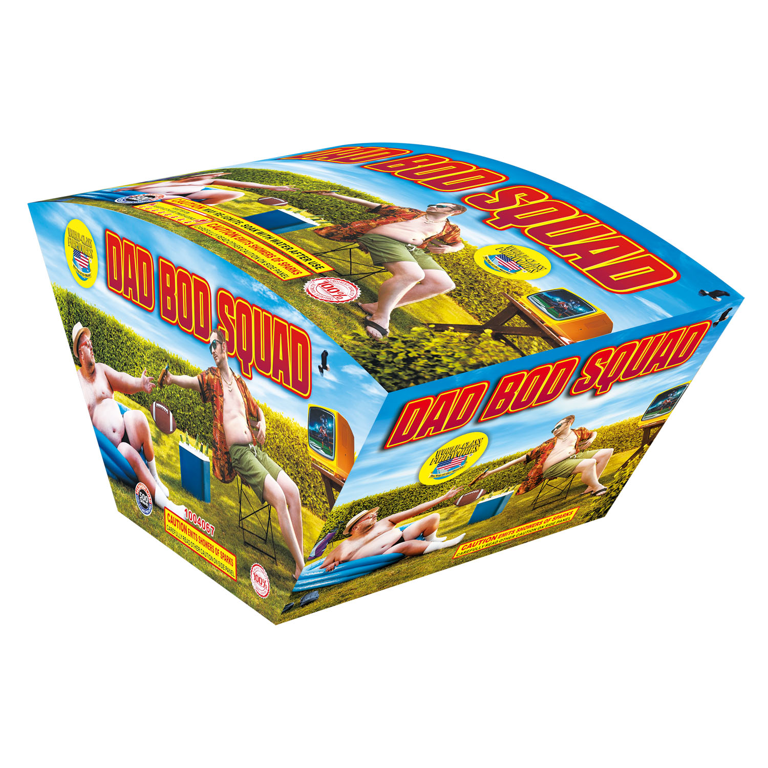 Dad Bod Squad - 500 Gram Fireworks Fountain