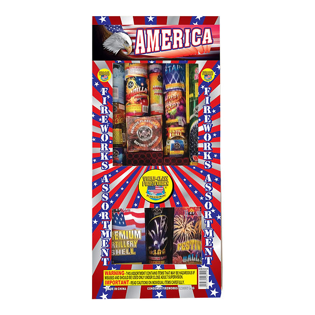 America fireworks Assortment Package